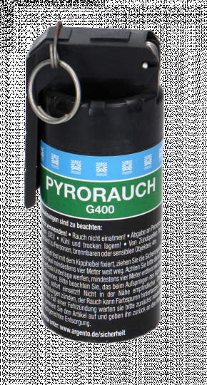 Pyrorauch G400 mit Kipphebelzündung, grün