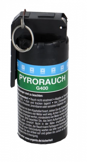 Pyrorauch G400 mit Kipphebelzündung, grün