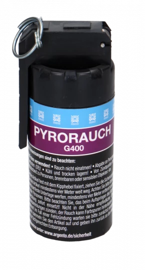 Pyrorauch G400 mit Kipphebelzündung, purpur