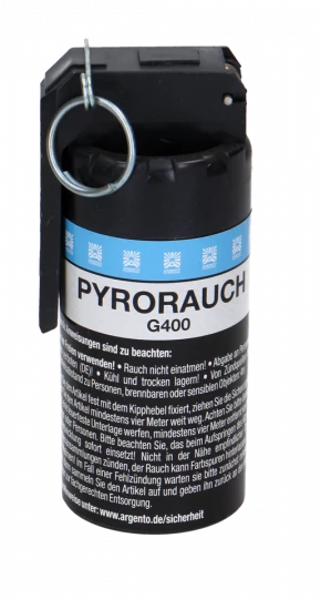Pyrorauch G400 mit Kipphebelzündung, weiß