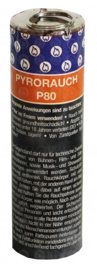 Pyrorauch P80 orange mit Reißzündung