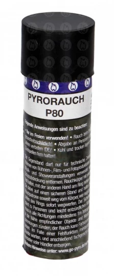 Pyrorauch P80 weiß mit Reißzündung