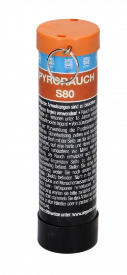 Pyrorauch S80 mit Schlagzündung - orange