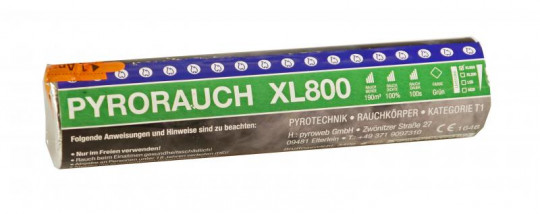 Pyrorauch XL800 Grün - Rauchpatrone / Jumbo Rauch