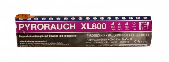 Pyrorauch XL800 Lila - Rauchpatrone / Jumbo Rauch