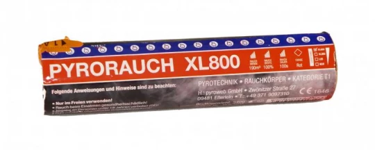 Pyrorauch XL800 Rot - Rauchpatrone / Jumbo Rauch