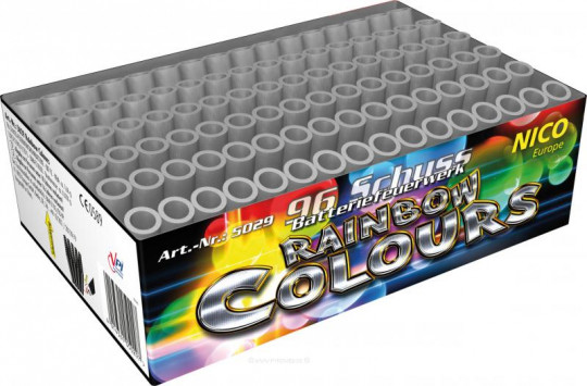 Rainbow Colours, 96-Schuss-Batterie