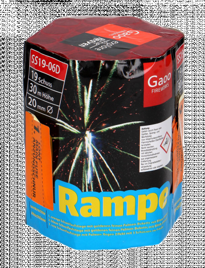 Rampe, 19-Schuss-Batterie