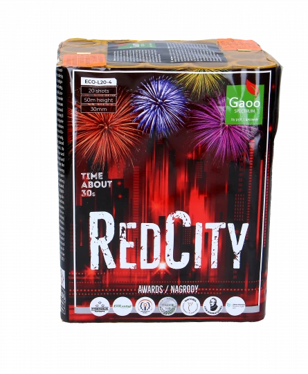 Red City, 20 Schuss Batterie