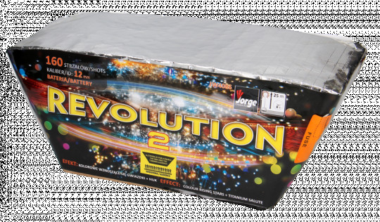 Revolution 2, 160-Schuss-Fächerbatterie