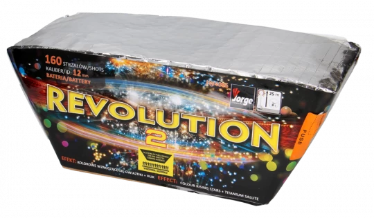 Revolution 2, 160-Schuss-Fächerbatterie