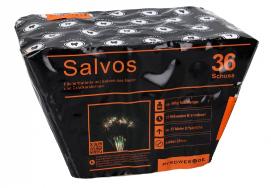 Salvos, 36-Schuss-Fächerbatterie