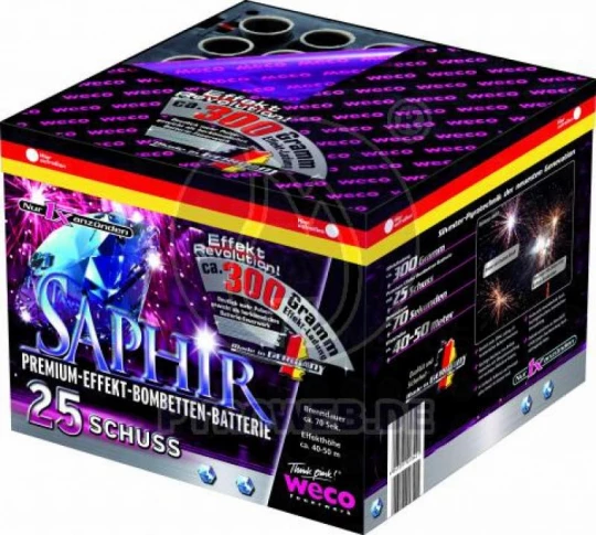 Saphir, Premium-Effekt-Bombetten Batterie