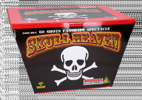 Skull Heaven, 60-Schuss-Fächerbatterie