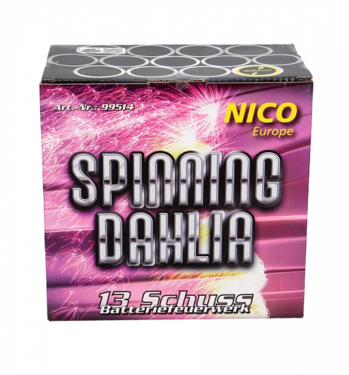 Spinning Dahlia, 13-Schuss-Batterie