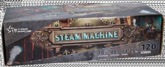Steam Machine, 120 Schuss Komplettfeuerwerk