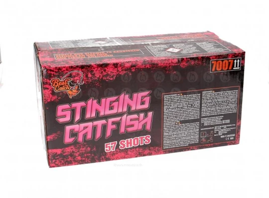 Stinging Catfish, 57-Schuss-Verbundfeuerwerk