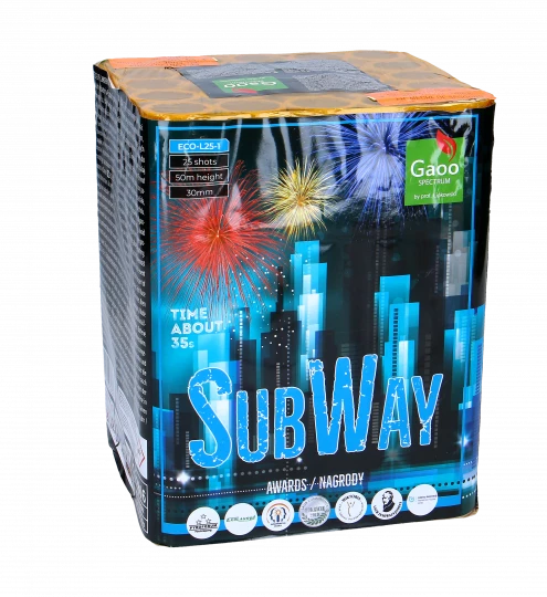 Subway, 25 Schuss Batterie