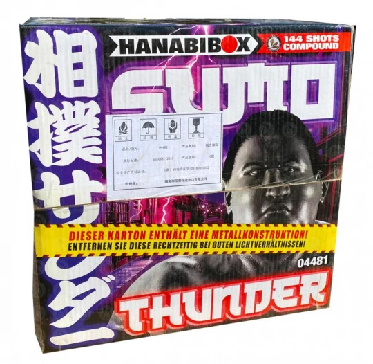 Sumo Thunder, 144-Schuss-Verbundfeuerwerk