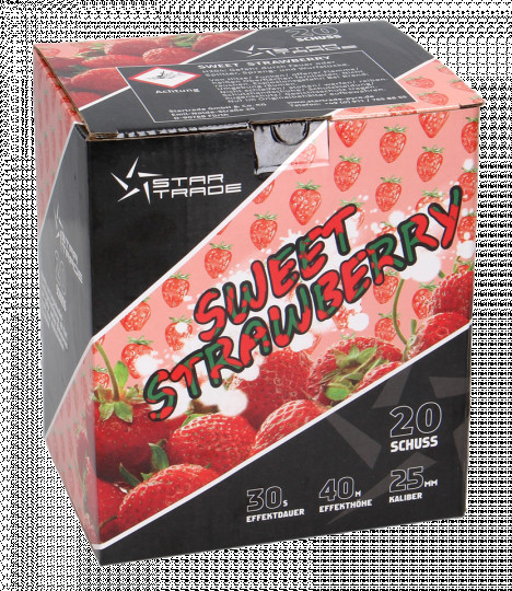 Sweet Strawberry, 20 Schuss Batterie
