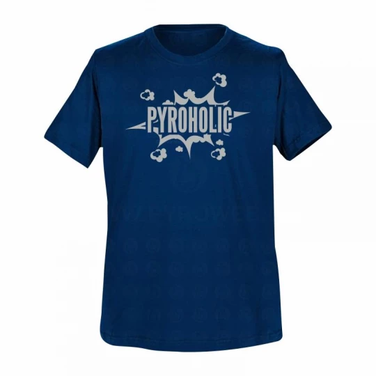 T-Shirt Navy: Pyroholic