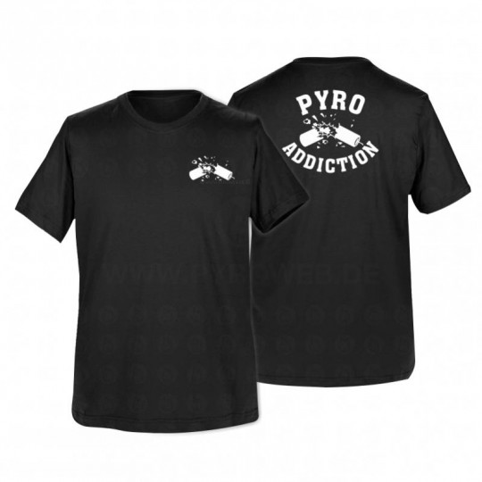 T-Shirt Schwarz: Pyro Addiction