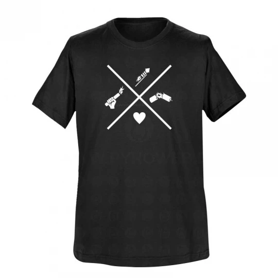T-Shirt Schwarz: Pyro-Icons