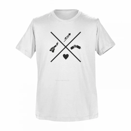 T-Shirt Weiß: Pyro-Icons