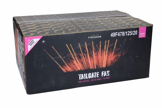 Tailgate Fan, 100 Schuss Batterie