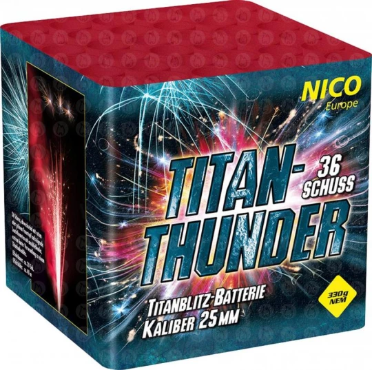 Titan-Thunder, 4 x 36-Schuss Titanfunkenblitz-Batterie