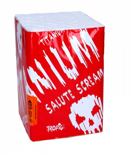 Titanium Salut Scream, 25 Schuss Batterie