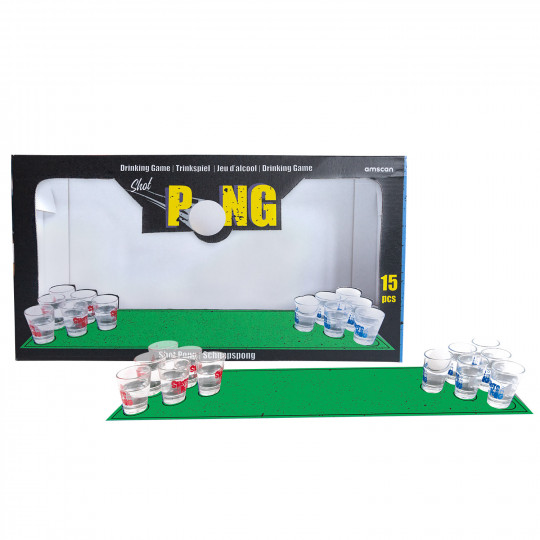 Trinkspiel Shot Pong 12 Cups + 3 Balls