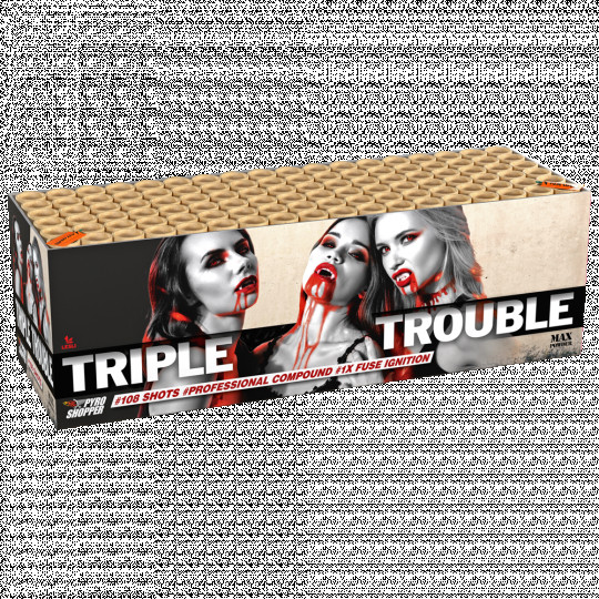 Triple Trouble, 108-Schuss-Verbundfeuerwerk