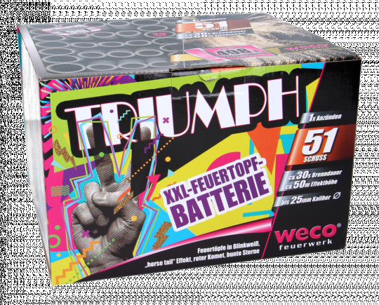 Triumph, 51 Schuss Batterie