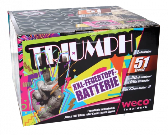 Triumph, 51 Schuss Batterie