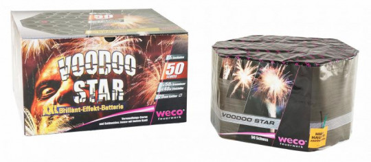Voodoo Star, 480 Gramm Batterie, 50 Schuss