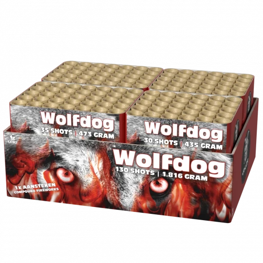 Wolfdog, 130-Schuss-Verbundfeuerwerk