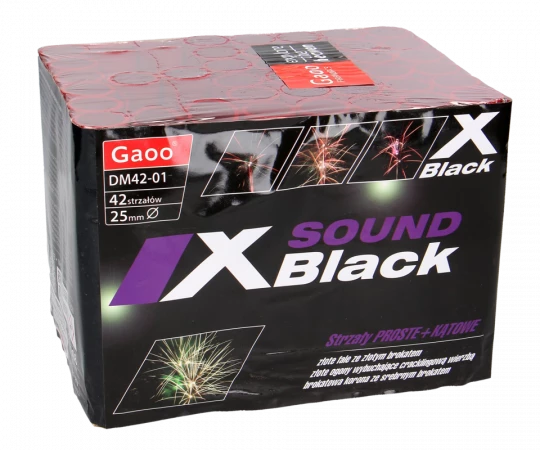 X-BLACK / SOUND, 42-Schuss-Batterie