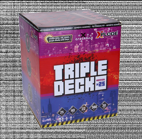 Xplode Triple Deck, 25-Schuss-Batterie