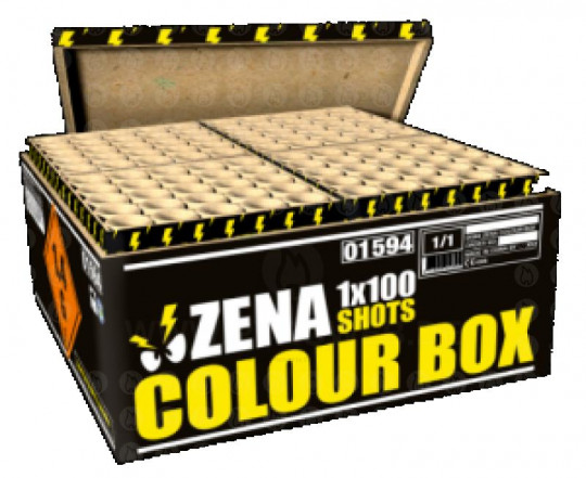 Zena Colour Box 100-Schuss-Verbundfeuerwerk