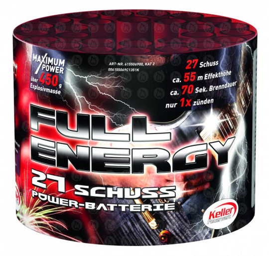 Keller Full Energy, 27 Schuss Power-Batterie