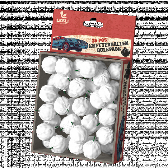 Knetterballen Bulkpack, 35er