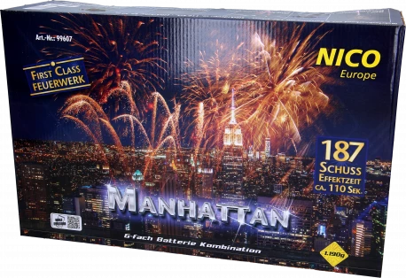 Manhattan, 187-Schuss-Verbundfeuerwerk