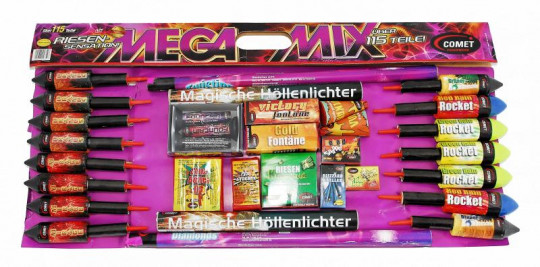 Mega Mix, 76 teiliger Familienspaß