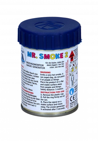 Mr. Smoke 2 Blau Rauchtopf