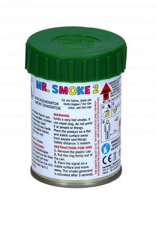 Mr. Smoke 2 Grün Rauchtopf
