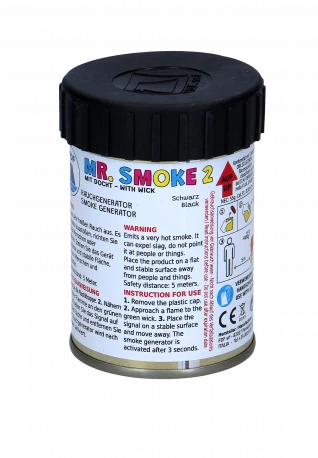 Mr. Smoke 2 Schwarz Rauchtopf