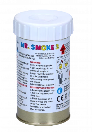 Mr. Smoke 3 Weiss Rauchtopf