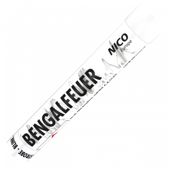 Nico Bengalfeuer, weiß strobo