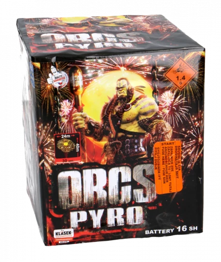 Orcs Pyro, 16-Schuss-Batterie